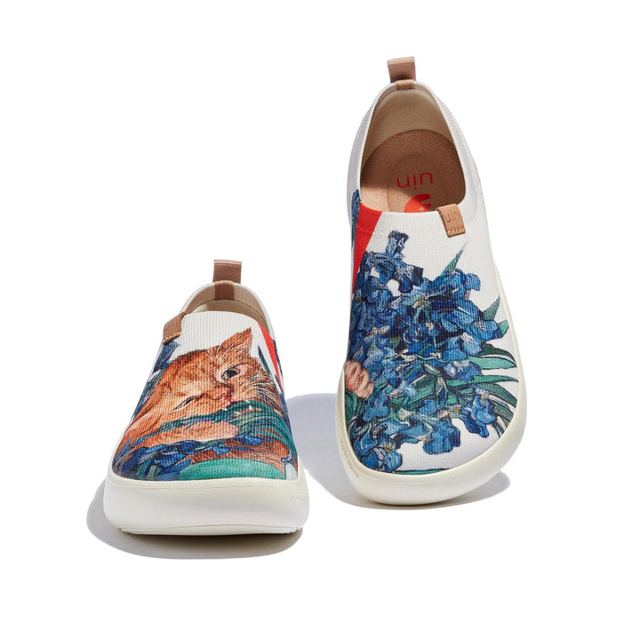 UIN Women Love Irises' Smell 2 Toledo X Women Canvas loafers