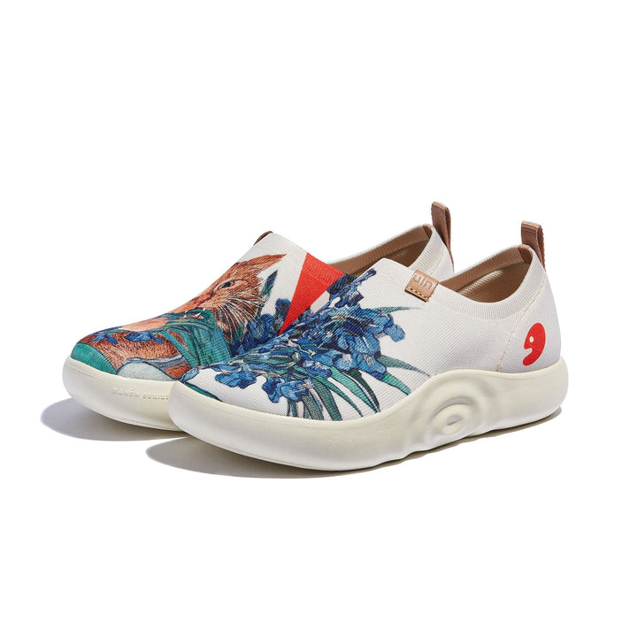 UIN Women Love Irises' Smell 2 Toledo X Women Canvas loafers
