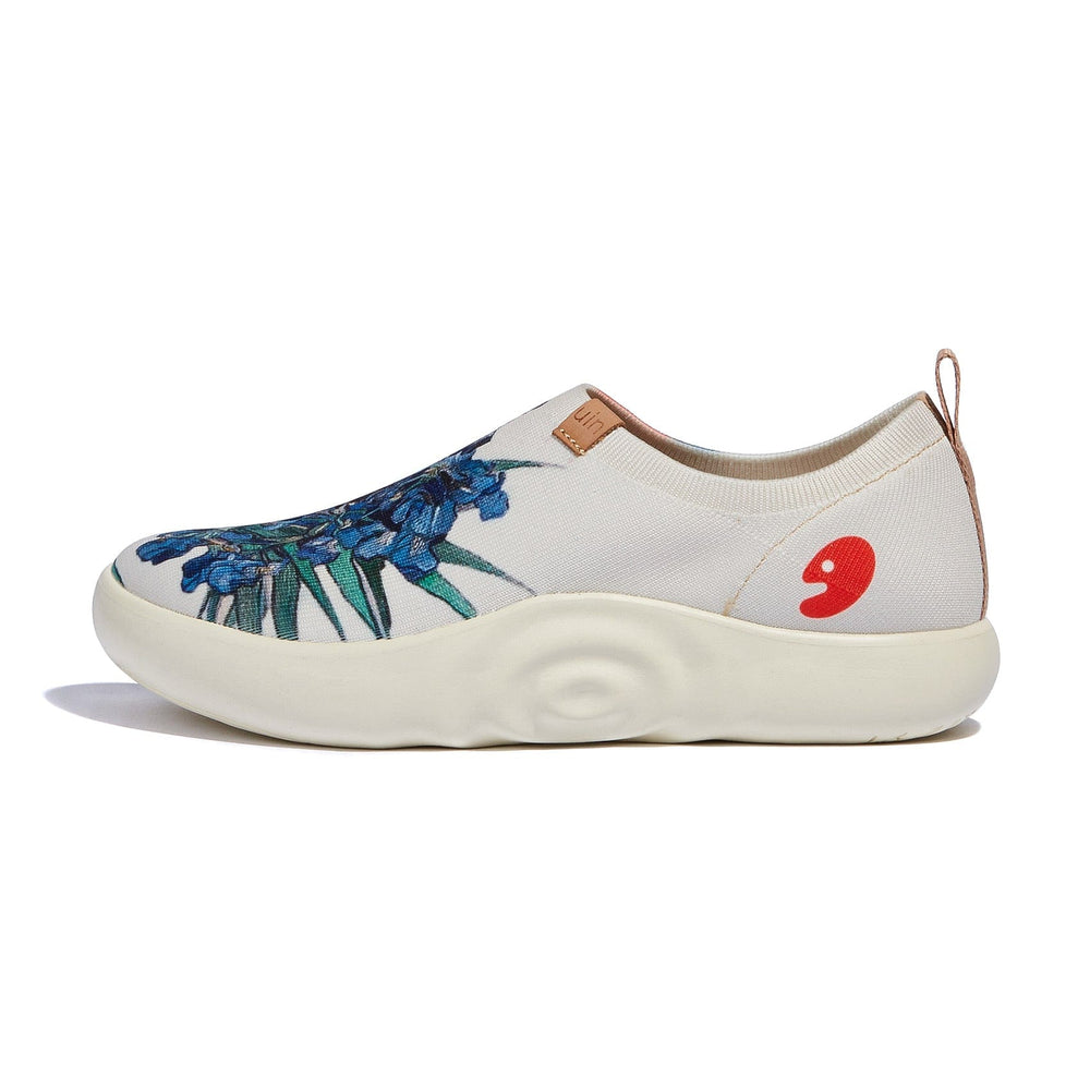 UIN Women Love Irises' Smell 2 Toledo X Women Canvas loafers