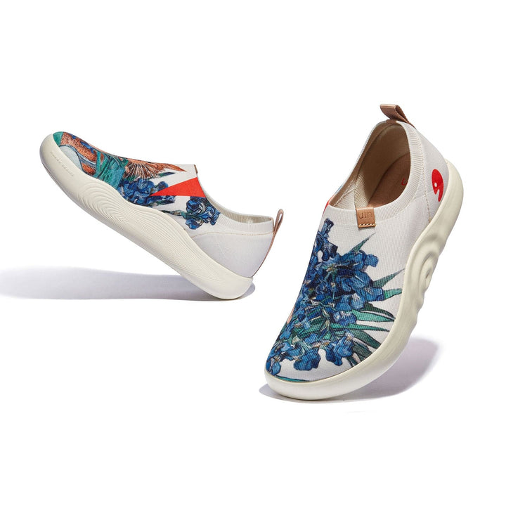 UIN Women Love Irises' Smell 2 Toledo X Women Canvas loafers
