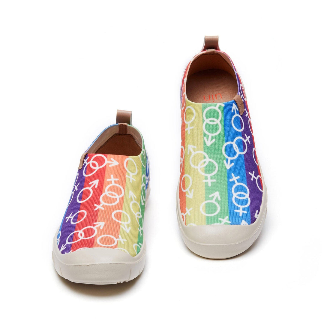 UIN Women Love is Love II Cadiz II Women Canvas loafers