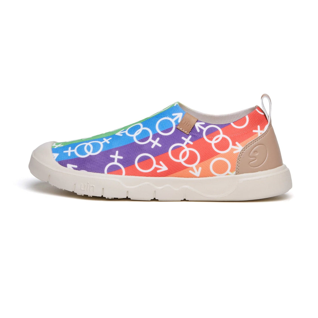 UIN Women Love is Love II Cadiz II Women Canvas loafers