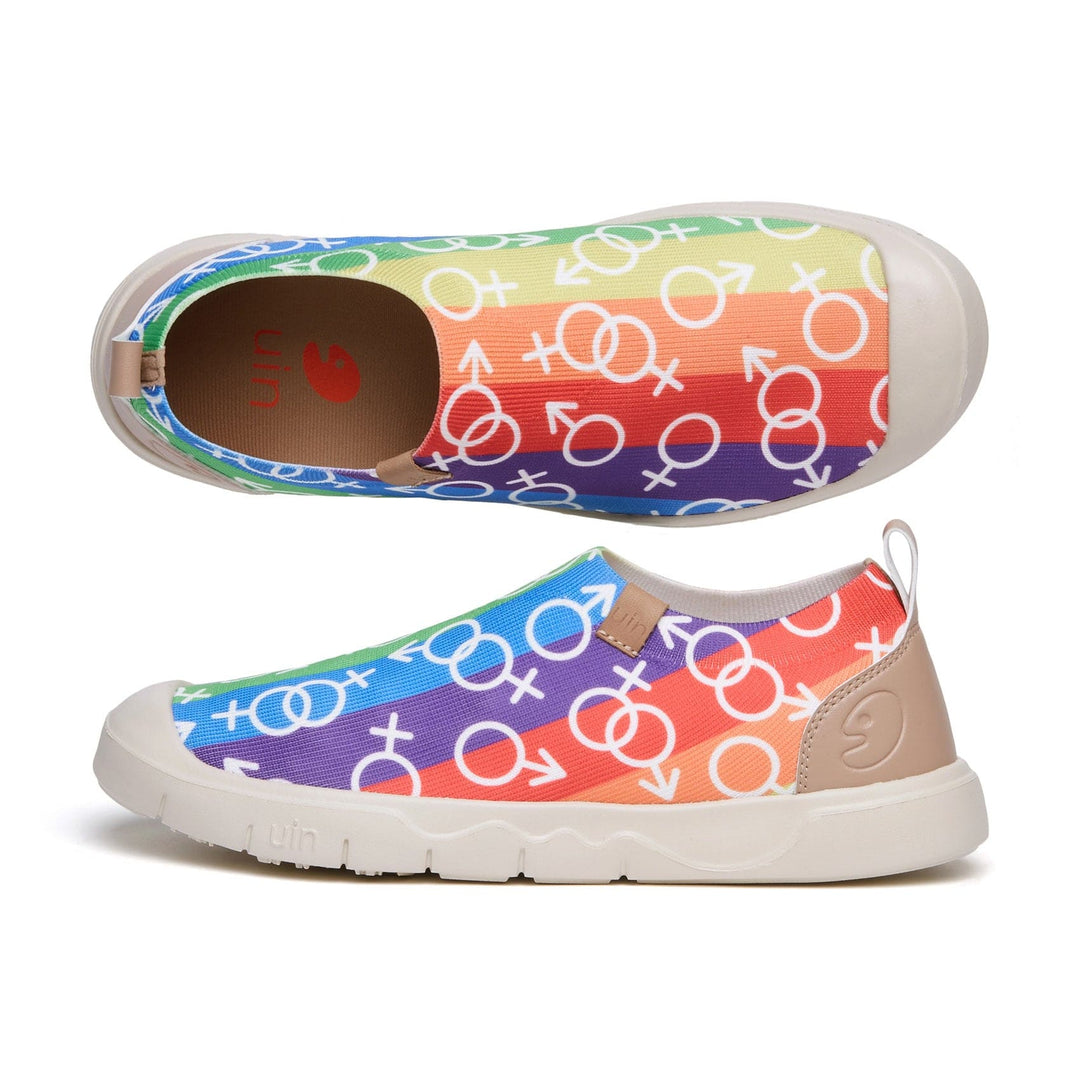 UIN Women Love is Love II Cadiz II Women Canvas loafers