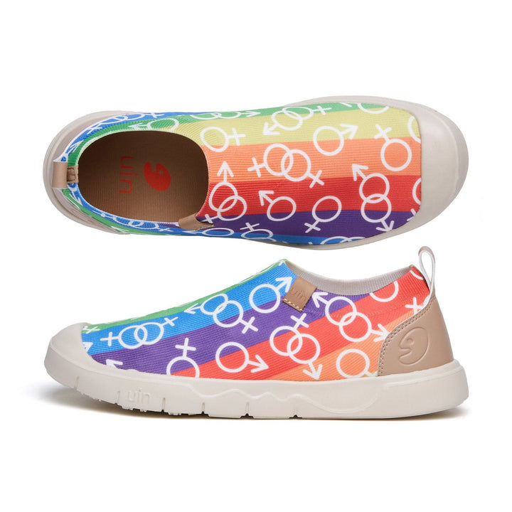 UIN Women Love is Love II Cadiz II Women Canvas loafers