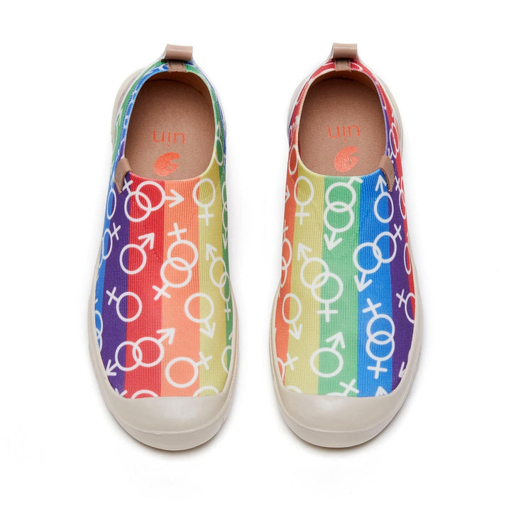 UIN Women Love is Love II Cadiz II Women Canvas loafers