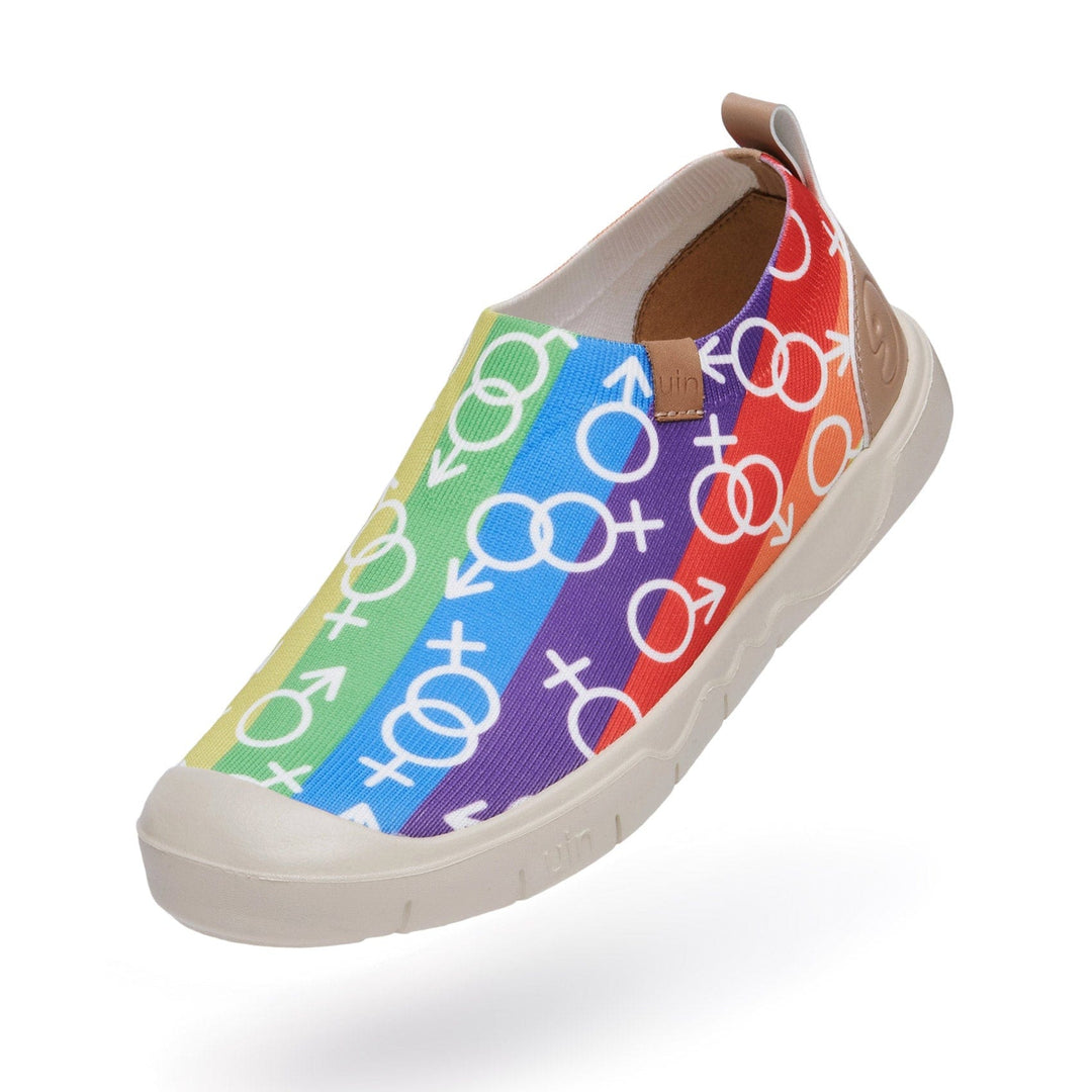 UIN Women Love is Love II Cadiz II Women Canvas loafers