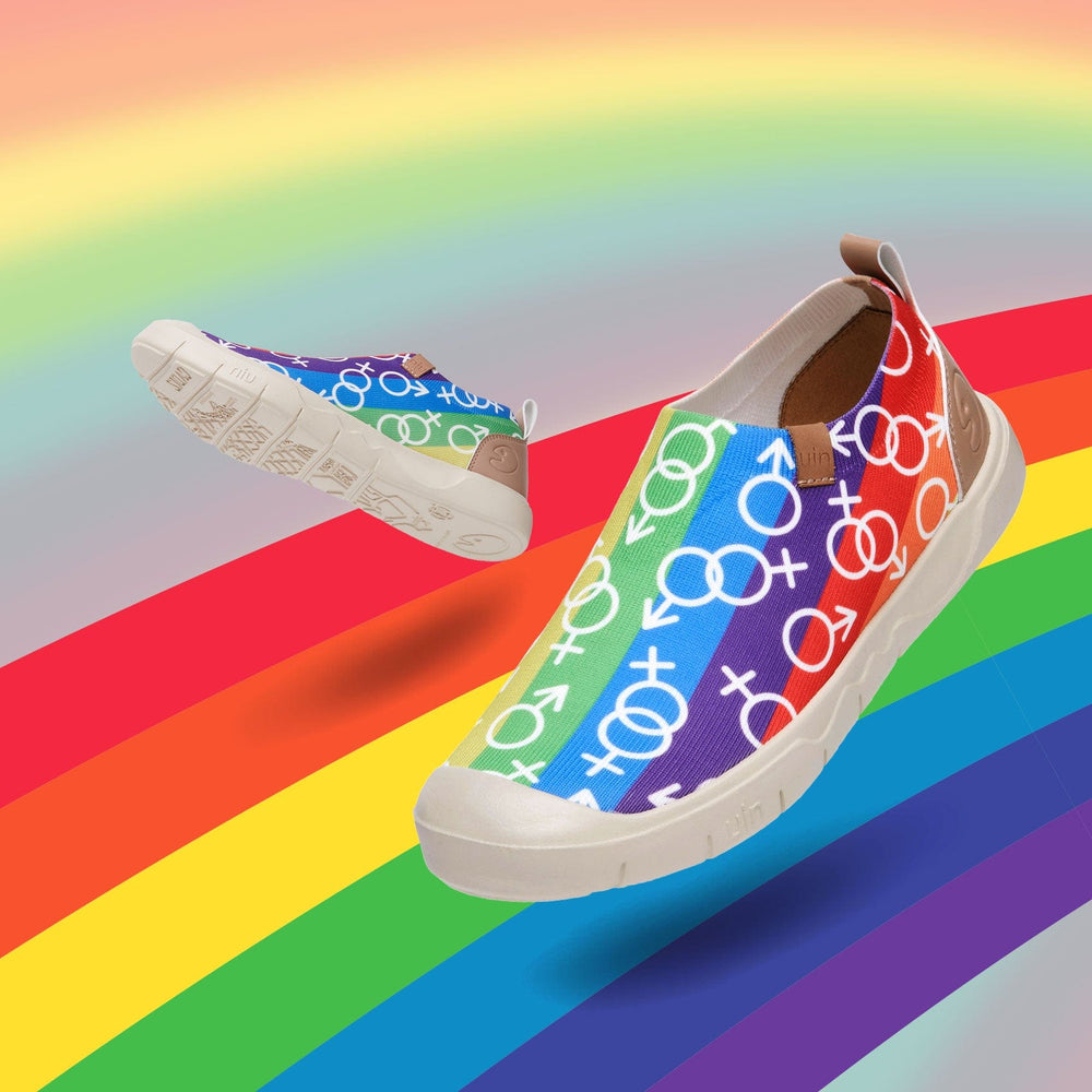 UIN Women Love is Love II Cadiz II Women Canvas loafers