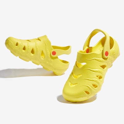 UIN Footwear Women Maize Yellow Octopus I Women Canvas loafers