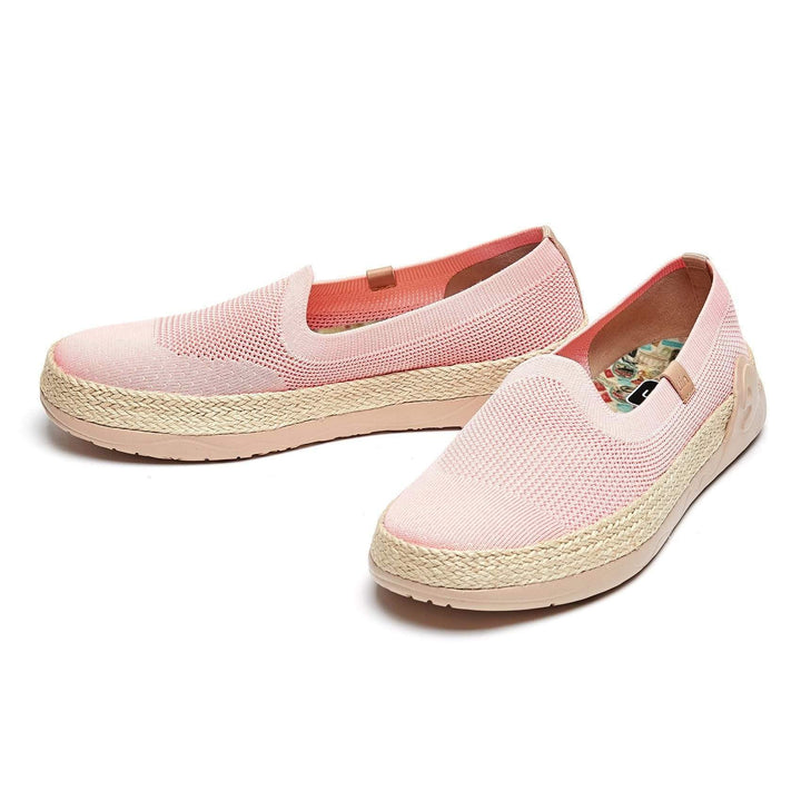 UIN Women Marbella II Pink Canvas loafers