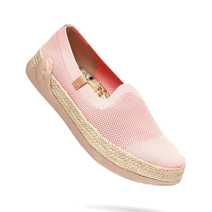 UIN Women Marbella II Pink Canvas loafers