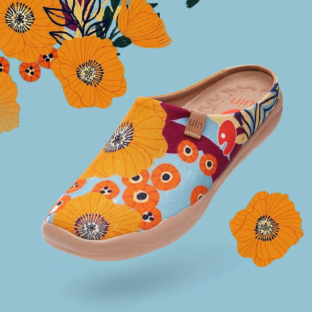 UIN Women Marigolds Malaga Slipper Canvas loafers