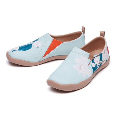 UIN Footwear Women Minty Peony Toledo I Women Canvas loafers