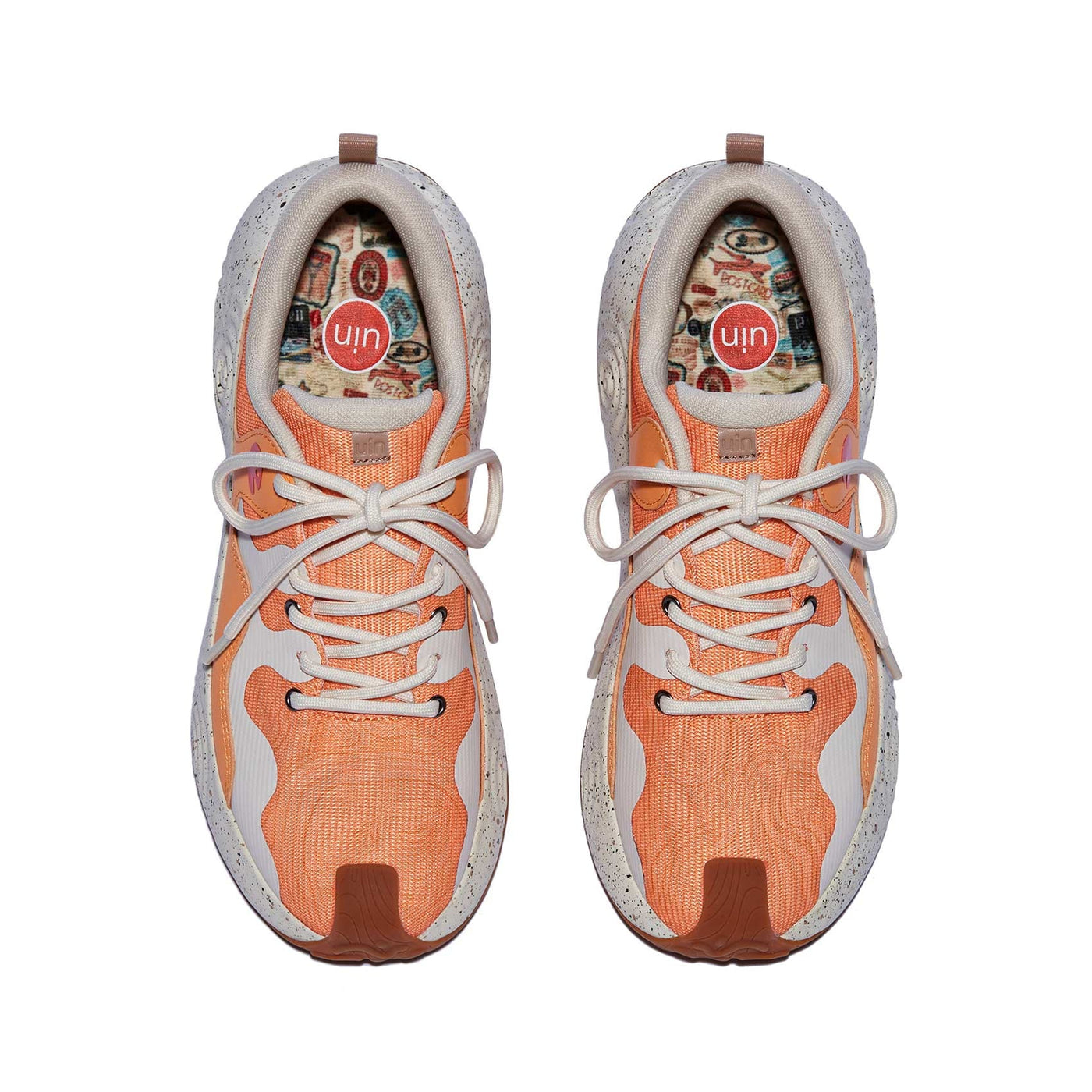 UIN Footwear Women Mock Orange Brava III Women Canvas loafers
