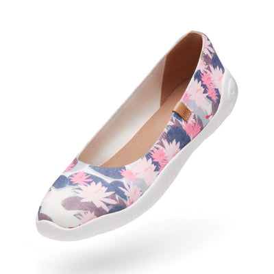 UIN Footwear Women Monet The Water-Lily Pond V1 Minorca Women Canvas loafers