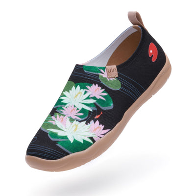 UIN Footwear Women Monet The Water-Lily Pond V2 Women Canvas loafers