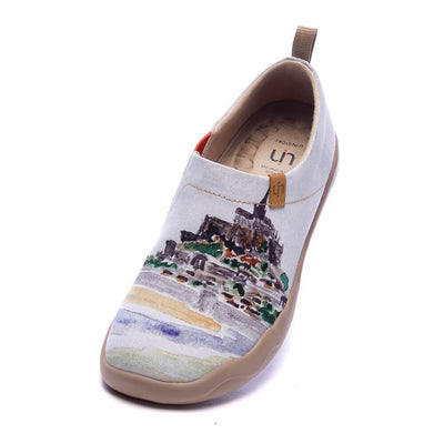 UIN Footwear Women Mont Saint-Michel Canvas loafers