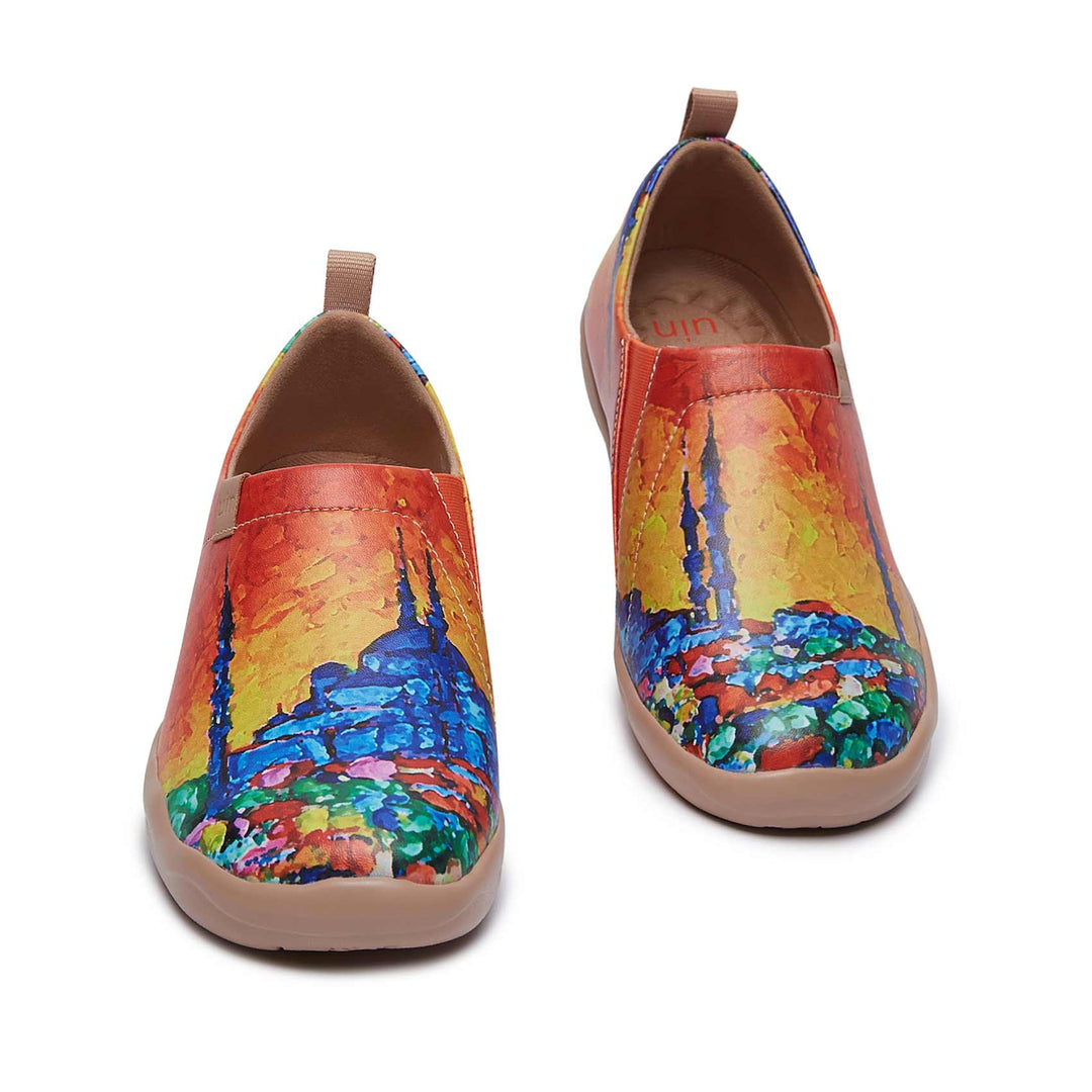 UIN Women Mosque in Impression Toledo I Women Canvas loafers