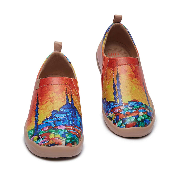 UIN Women Mosque in Impression Toledo I Women Canvas loafers