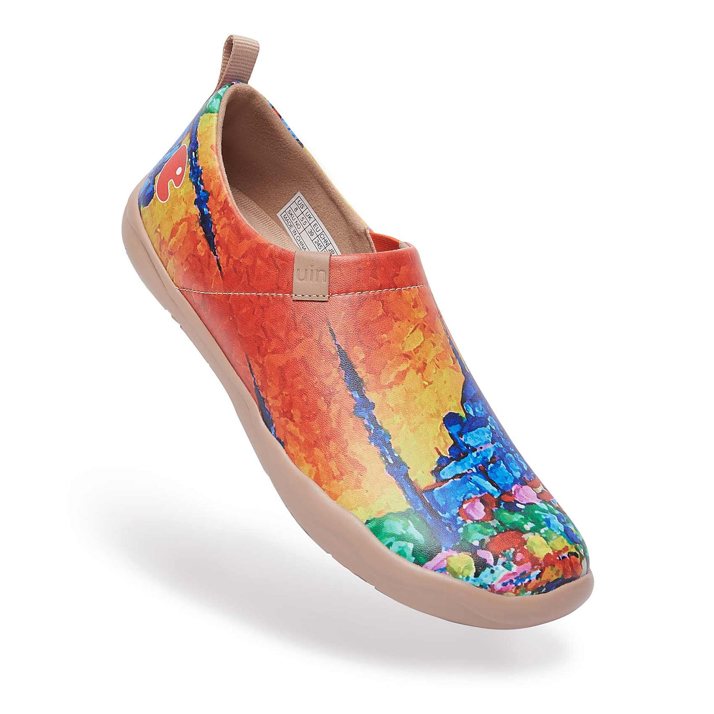 UIN Footwear Women Mosque in Impression Toledo I Women Canvas loafers