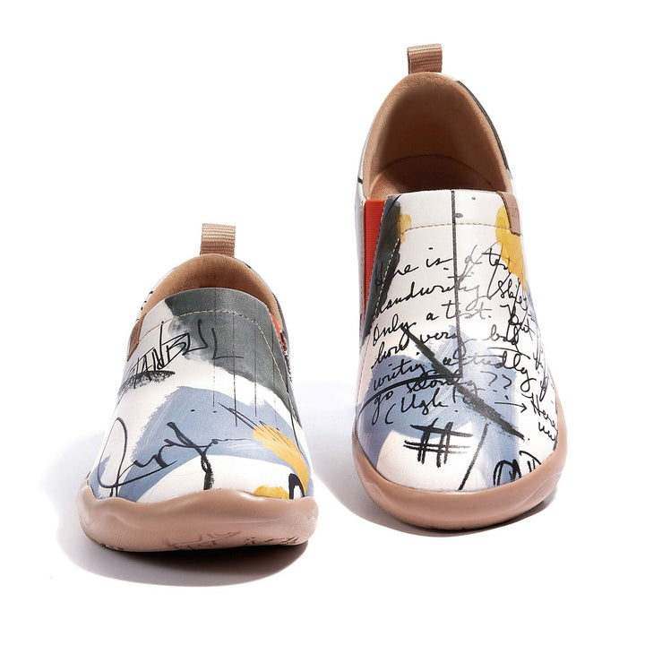 UIN Women My Trip Diary Toledo I Women Canvas loafers