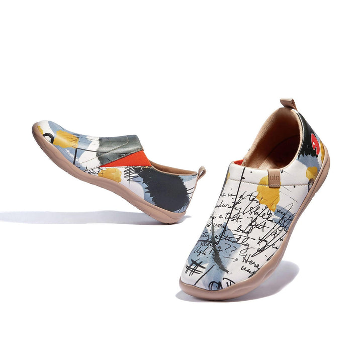 UIN Women My Trip Diary Toledo I Women Canvas loafers