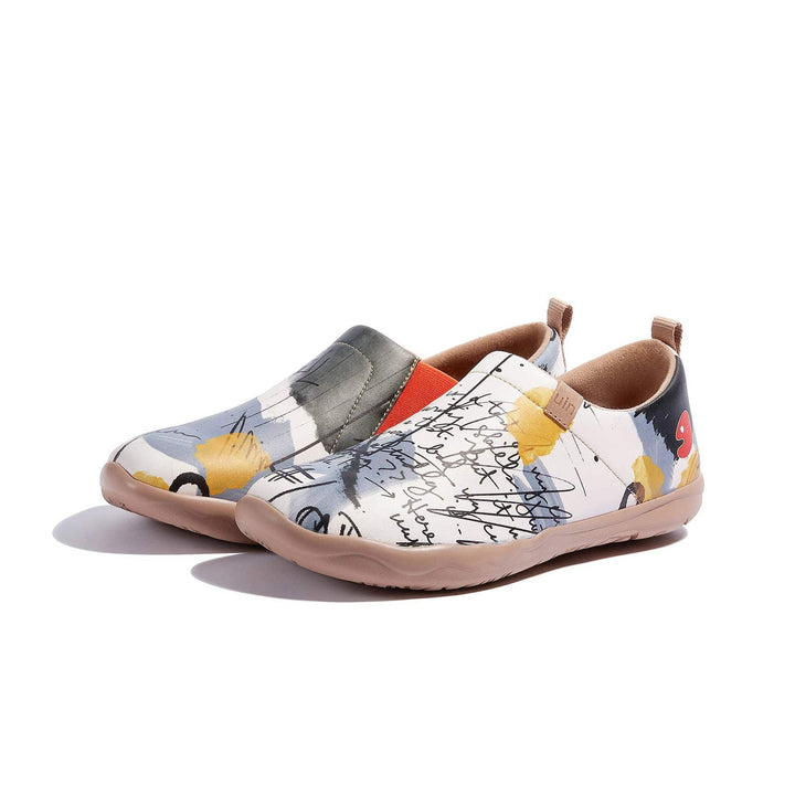 UIN Women My Trip Diary Toledo I Women Canvas loafers