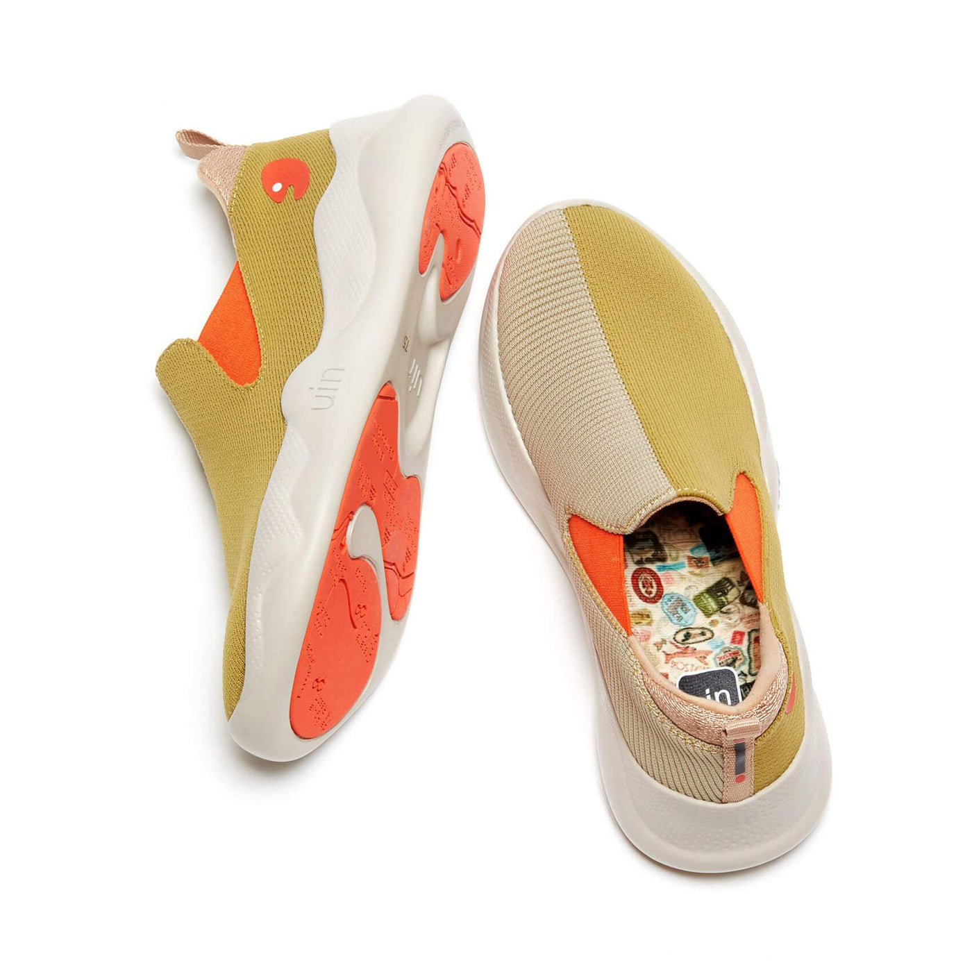 UIN Footwear Women Oxford Tan Mijas II Women Canvas loafers