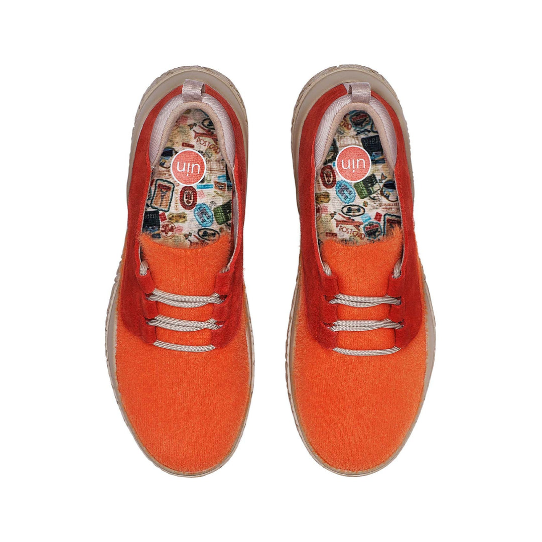 UIN Women Passion Red Bardenas III Women Canvas loafers