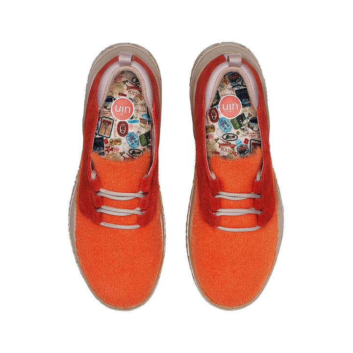 UIN Women Passion Red Bardenas III Women Canvas loafers