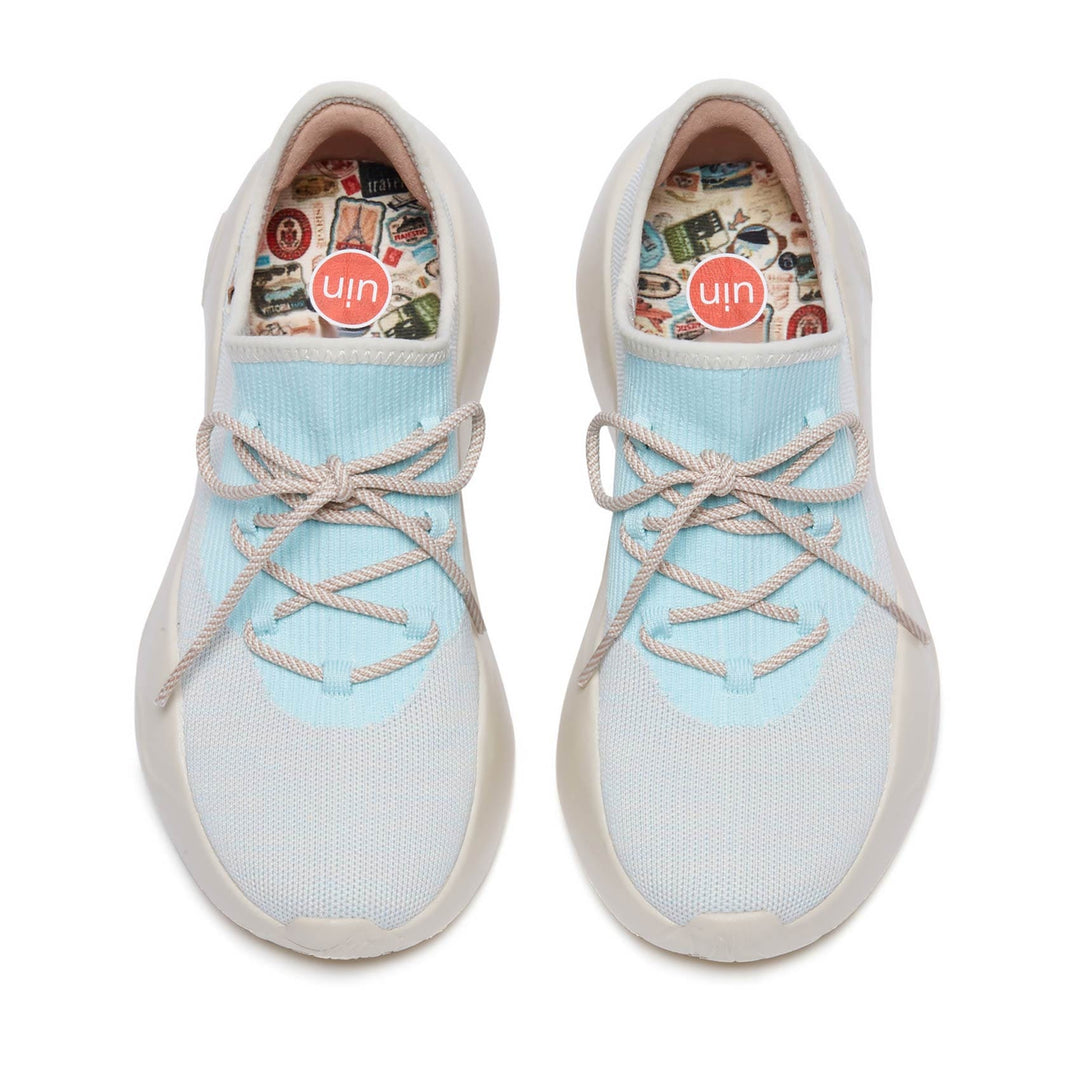 UIN Women Pigeon Blue San Sebastian II Women Canvas loafers
