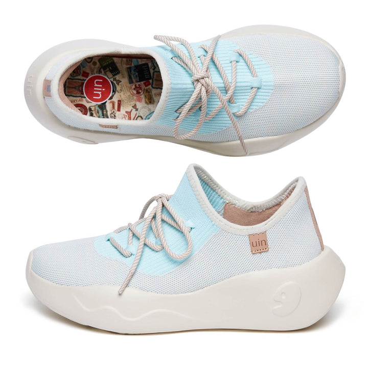 UIN Women Pigeon Blue San Sebastian II Women Canvas loafers