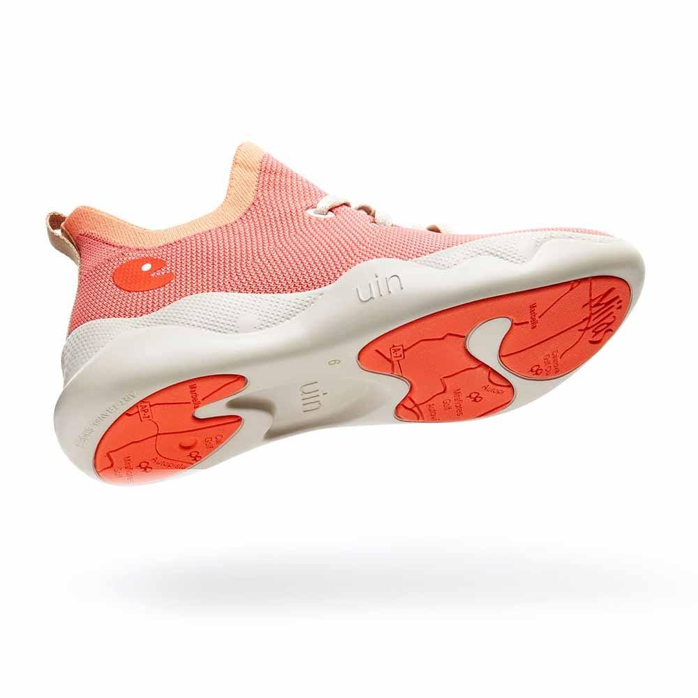 UIN Footwear Women Pink Vibe Mijas Canvas loafers