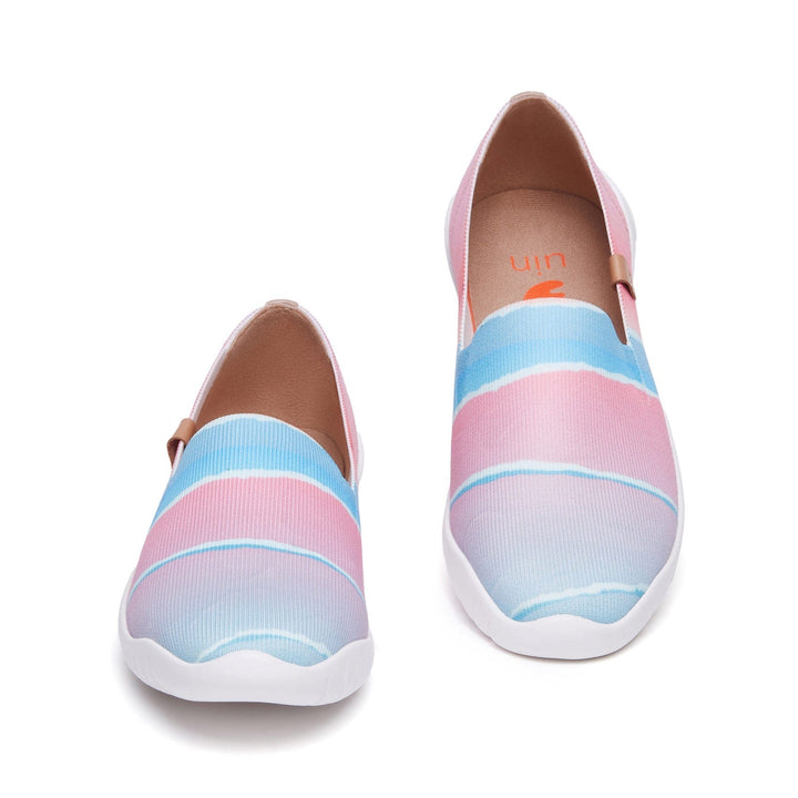 UIN Women Pink Wave Minorca II Women Canvas loafers