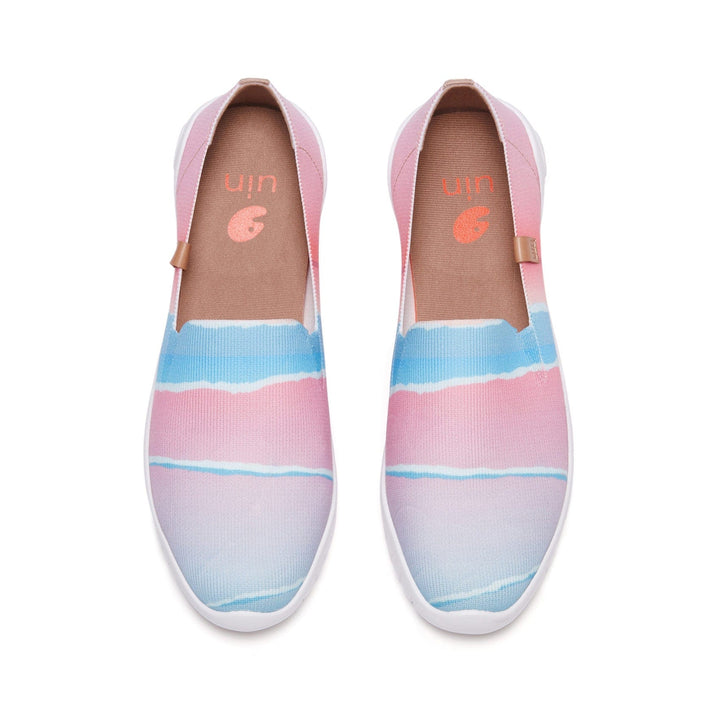 UIN Women Pink Wave Minorca II Women Canvas loafers