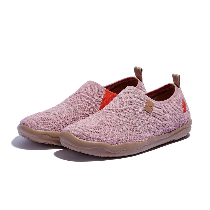 UIN Women Pink Waves Toledo I Women Canvas loafers