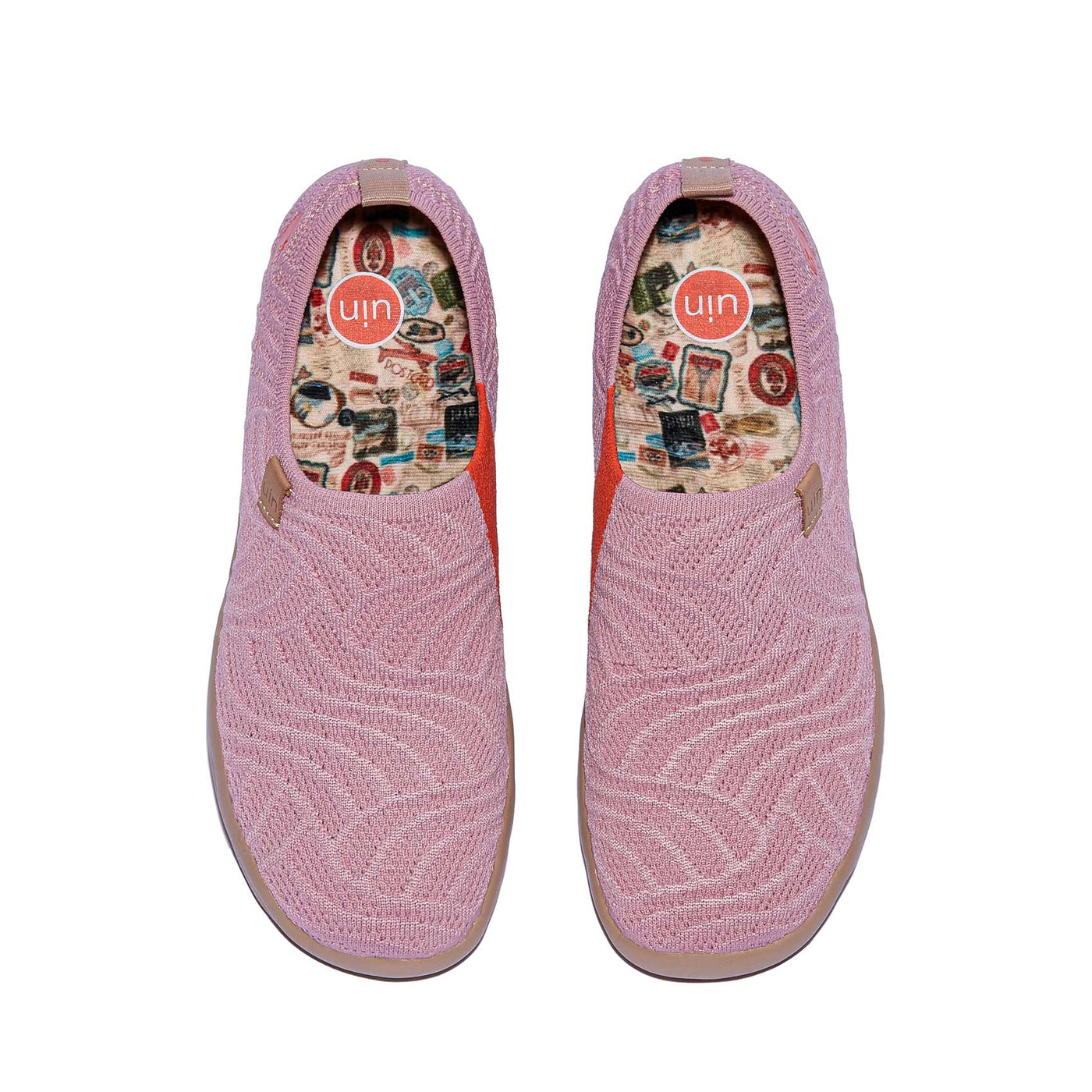 UIN Footwear Women Pink Waves Toledo I Women Canvas loafers