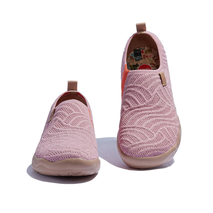 UIN Women Pink Waves Toledo I Women Canvas loafers
