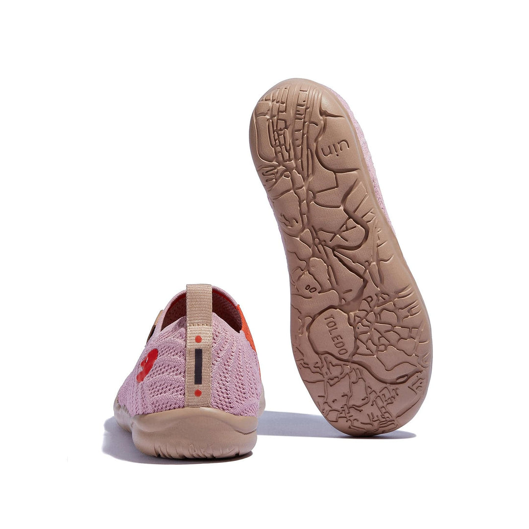 UIN Women Pink Waves Toledo I Women Canvas loafers