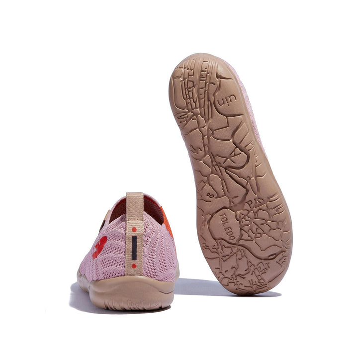 UIN Women Pink Waves Toledo I Women Canvas loafers