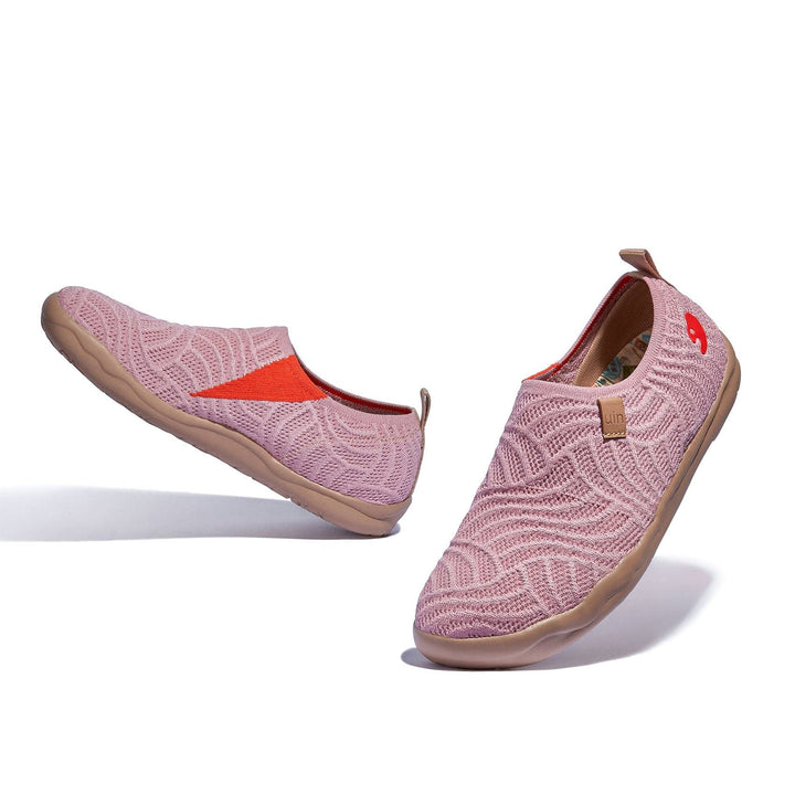 UIN Women Pink Waves Toledo I Women Canvas loafers