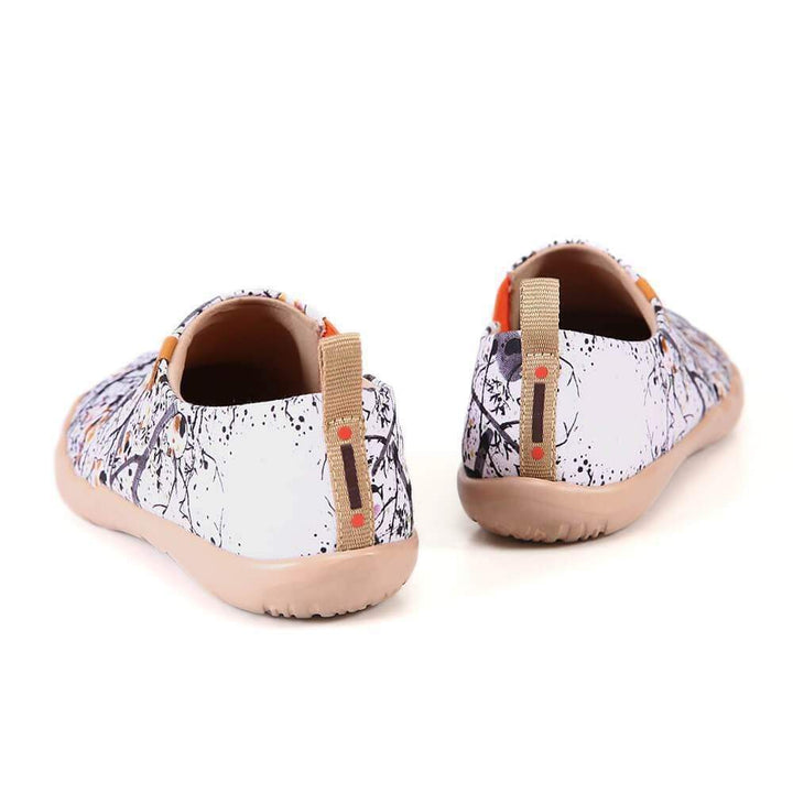 UIN Women POMEGRANATE Painted Canvas Lady Sandals Canvas loafers