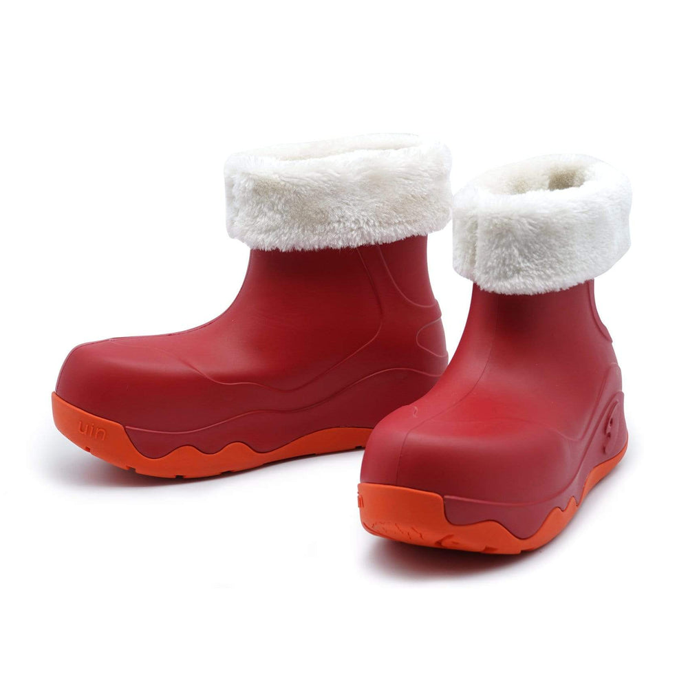 UIN Women (Pre-sale) Crimson Navarra Boots with Napped Linings Women Canvas loafers