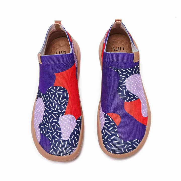 UIN Women (Pre-sale) Endless Purple Pursuit Canvas loafers