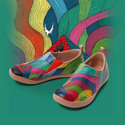 UIN Footwear Women (Pre-sale) Pyramid Canvas loafers