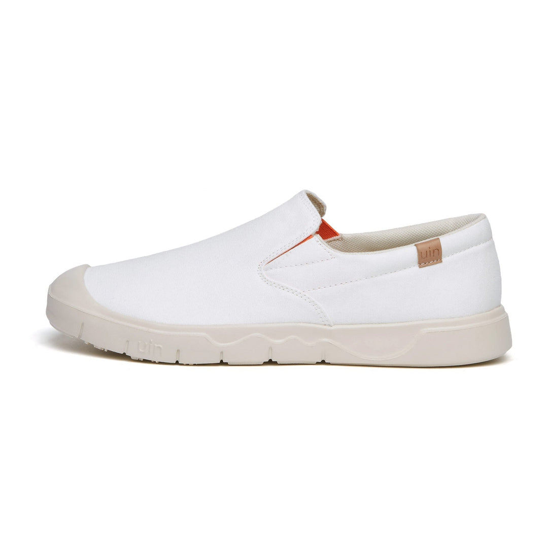 UIN Women Pure White Cardiz I Women Canvas loafers
