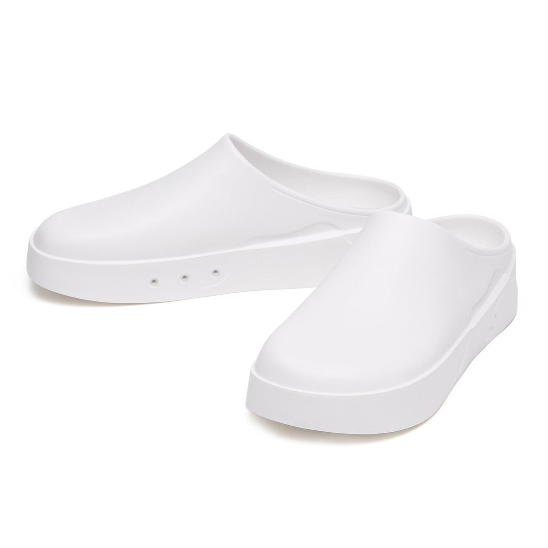 UIN Women Pure White Tenerife Women Canvas loafers