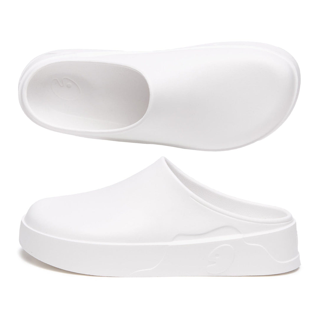 UIN Women Pure White Tenerife Women Canvas loafers