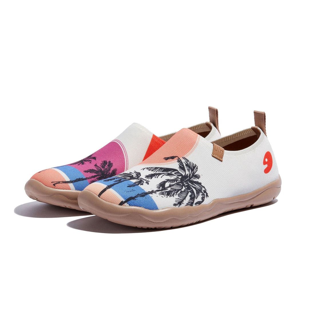 UIN Women Record the Pink Toledo I Women Canvas loafers
