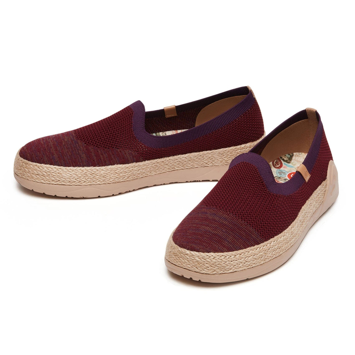 UIN Footwear Women Ripe Cherry Marbella II Women Canvas loafers