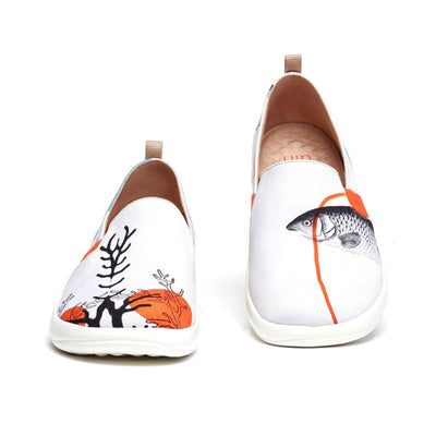 UIN Footwear Women Roaming Sitges Canvas loafers